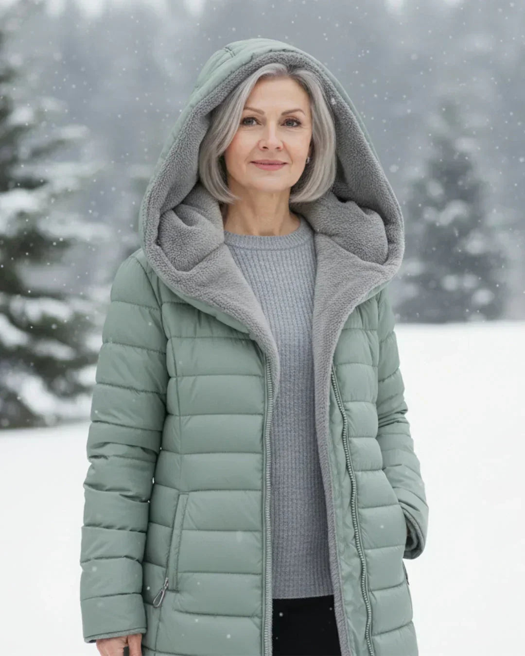 Padded Winter Jacket with Hood | Warm, Stylish – Outdoor, Casual Wear