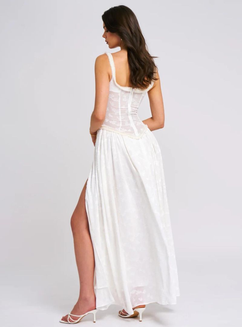 Floral Maxi Dress Women UK – Ruched Detail Evening Gown, Wedding Guest Cocktail