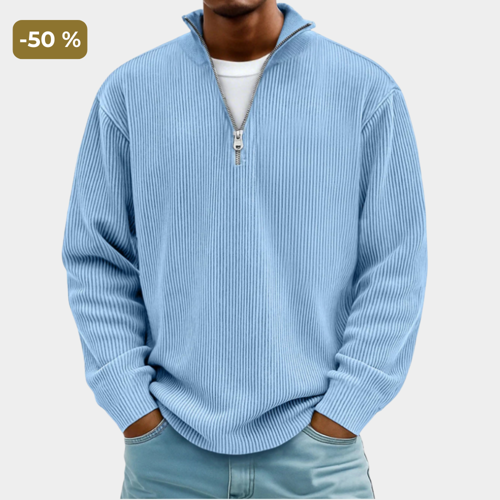 High Neck Zipper Jumper in Soft Fabric – Casual Wear, Everyday Style