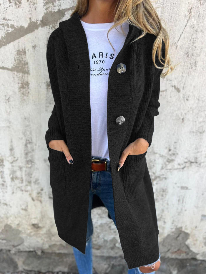 Elegant Long Knit Cardigan – Stylish Layering, Casual Wear