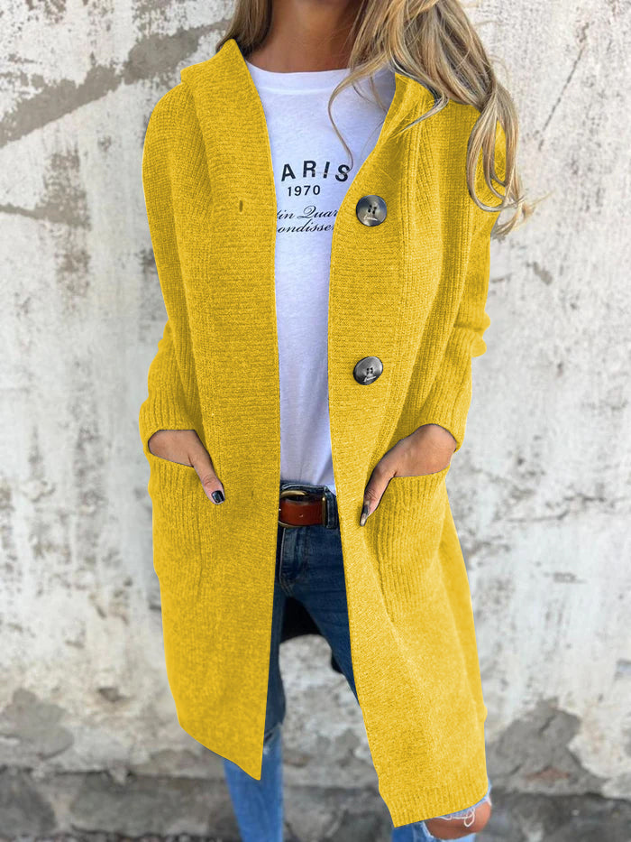 Elegant Long Knit Cardigan – Stylish Layering, Casual Wear