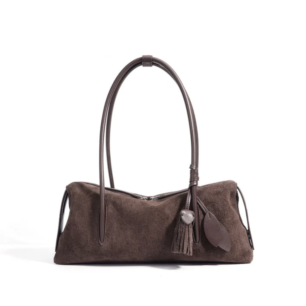 Leather Tassel Shoulder Bag – Everyday Handbag