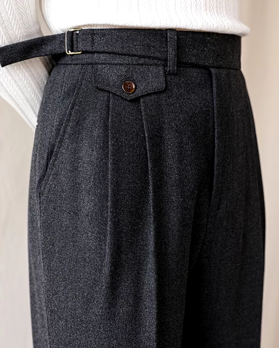 Chancellor Trousers in Grey – Smart Casual, Office Wear