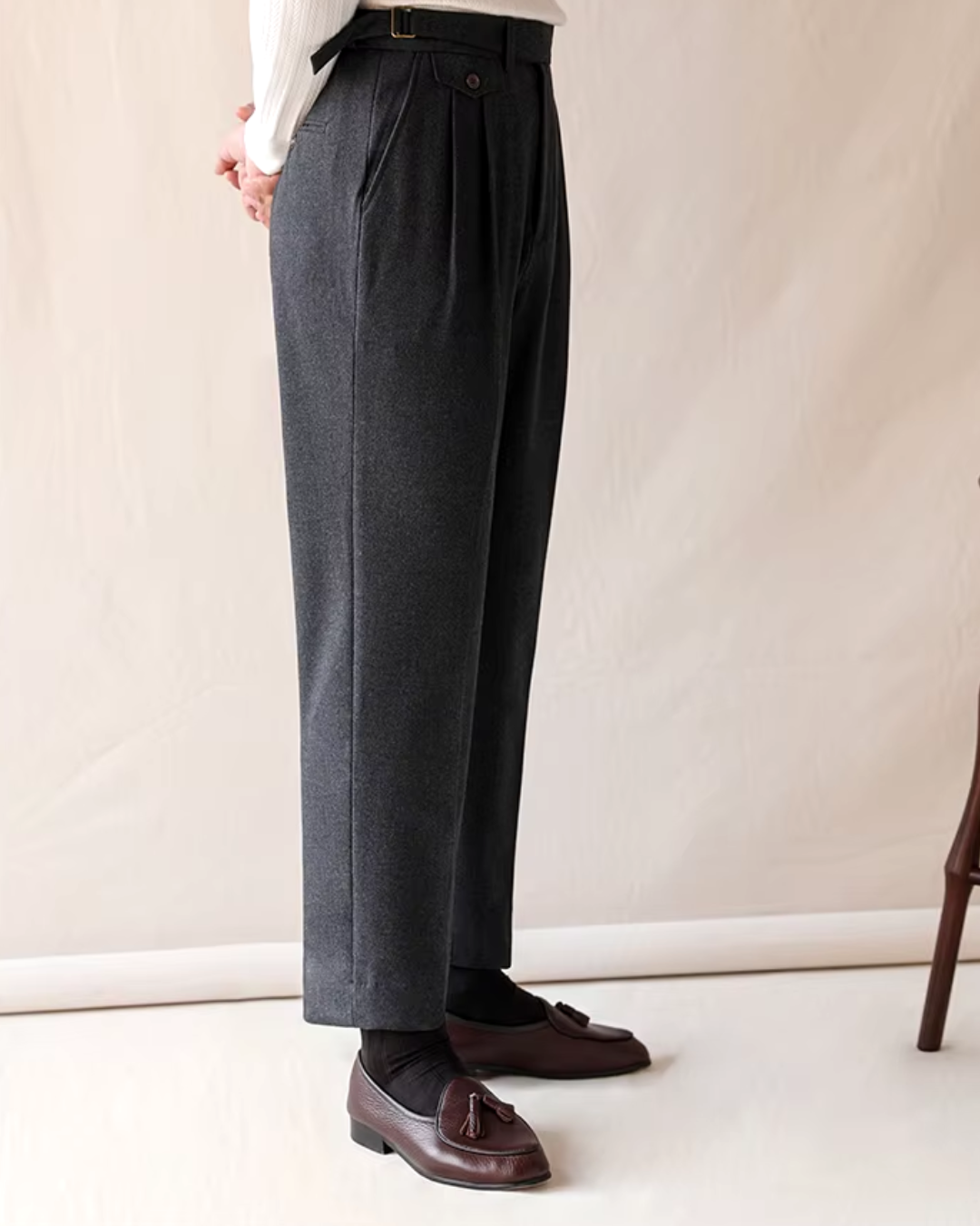 Chancellor Trousers in Grey – Smart Casual, Office Wear