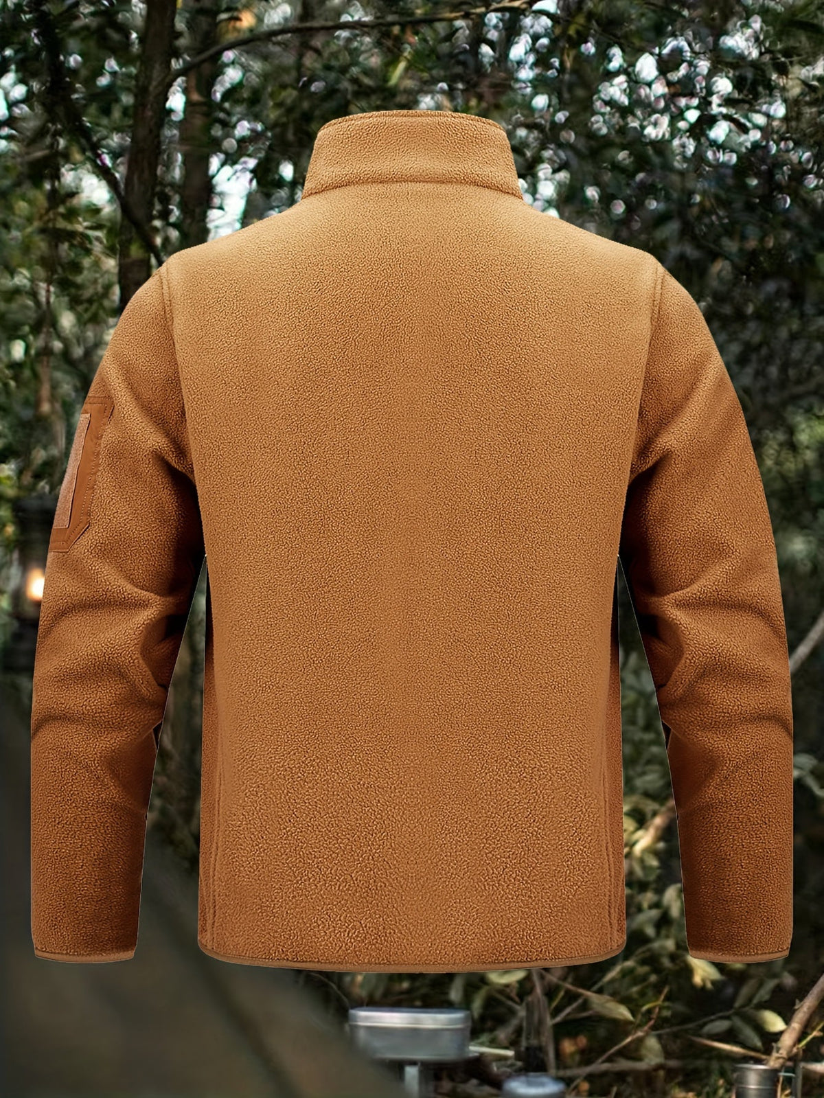 Rugged Full-Zip Outdoor Jacket – Cosy, Durable, Ideal for Camping, Hiking