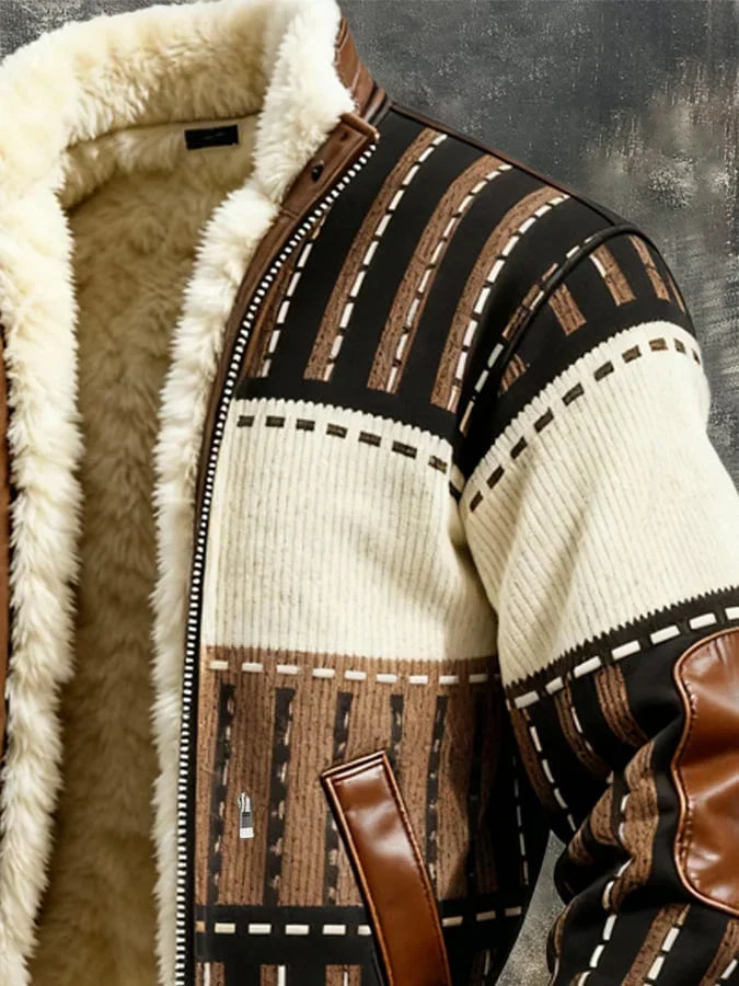 Sherpa-Lined Zip Jacket | Warm, Stylish, Casual – Outdoor, Everyday Wear