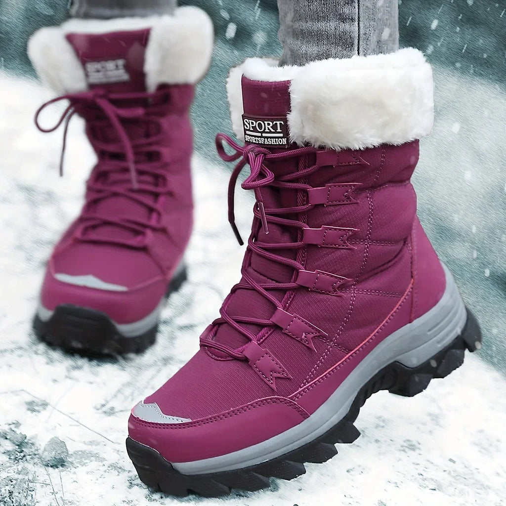 Women's Winter Boots | Cushioned Faux Fur – Snow, Outdoor