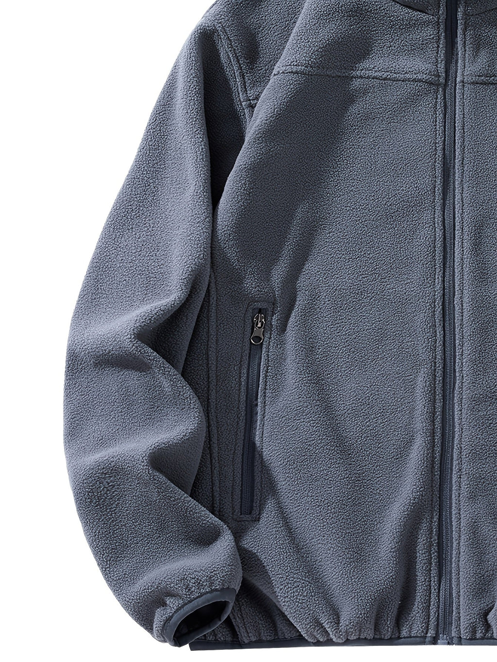 Rugged Full-Zip Outdoor Jacket – Cosy, Durable, Ideal for Camping, Hiking