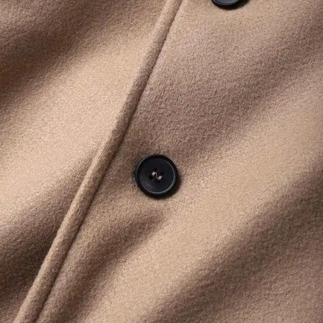 Oversized Jacket in Black and Beige – Casual Wear, Everyday Style