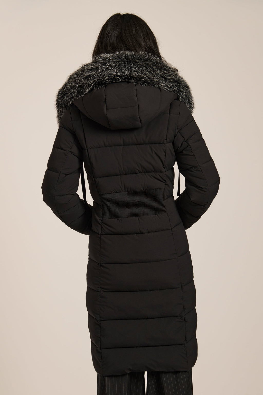 Hooded Faux Fur Puffer Coat – Winter Warmth, Stylish Layering