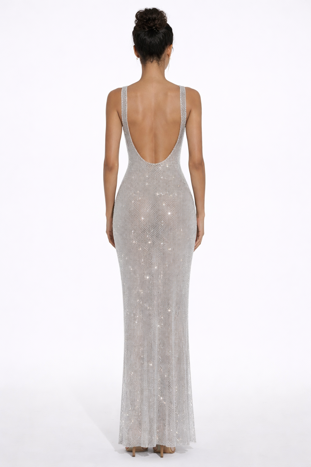 Square-Neck Maxi Dress – Square Neck, Occasion Gown for Weddings & Events