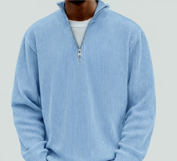 High Neck Zipper Jumper in Soft Fabric – Casual Wear, Everyday Style