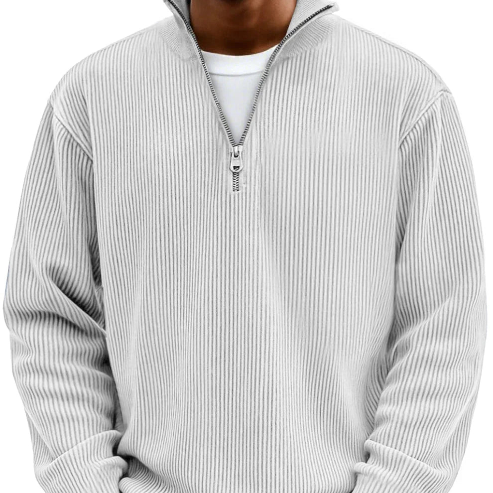 High Neck Zipper Jumper in Soft Fabric – Casual Wear, Everyday Style