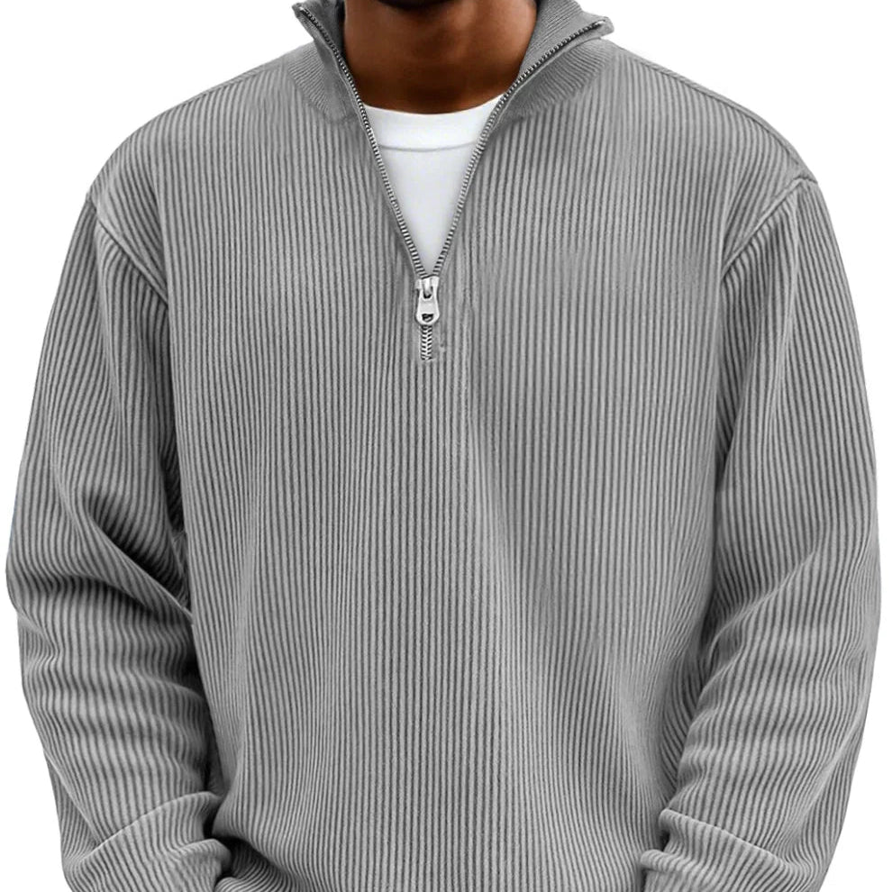 High Neck Zipper Jumper in Soft Fabric – Casual Wear, Everyday Style