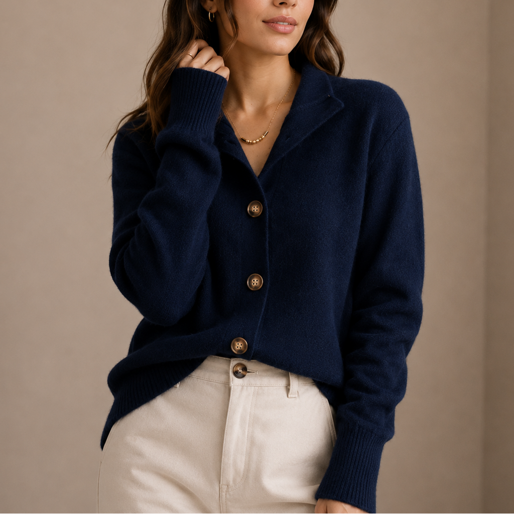Women's Knit Cardigan – Soft Button-Up Sweater, Casual, Everyday Wear