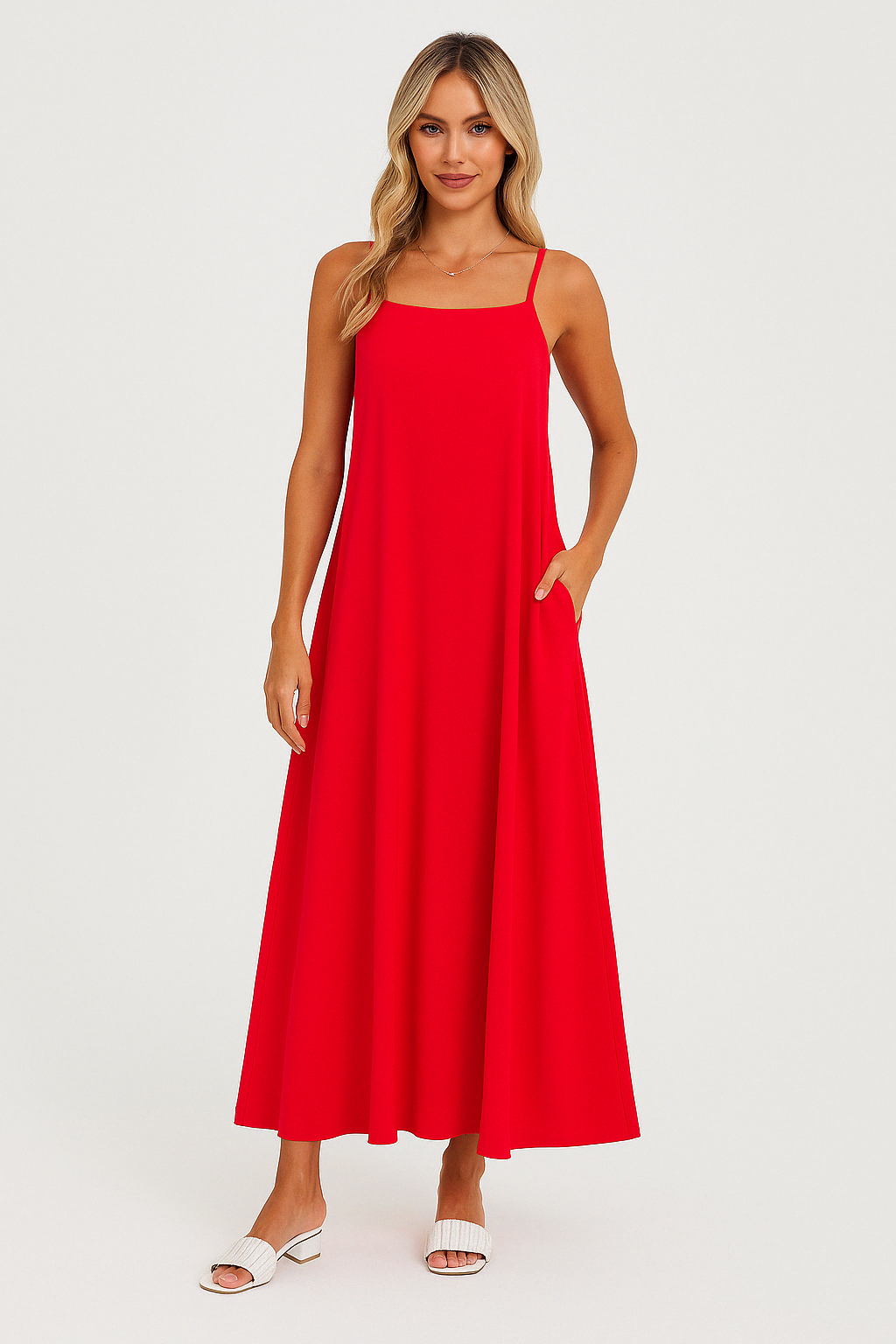 A-Line Midi Dress – Occasion Gown for Weddings & Events