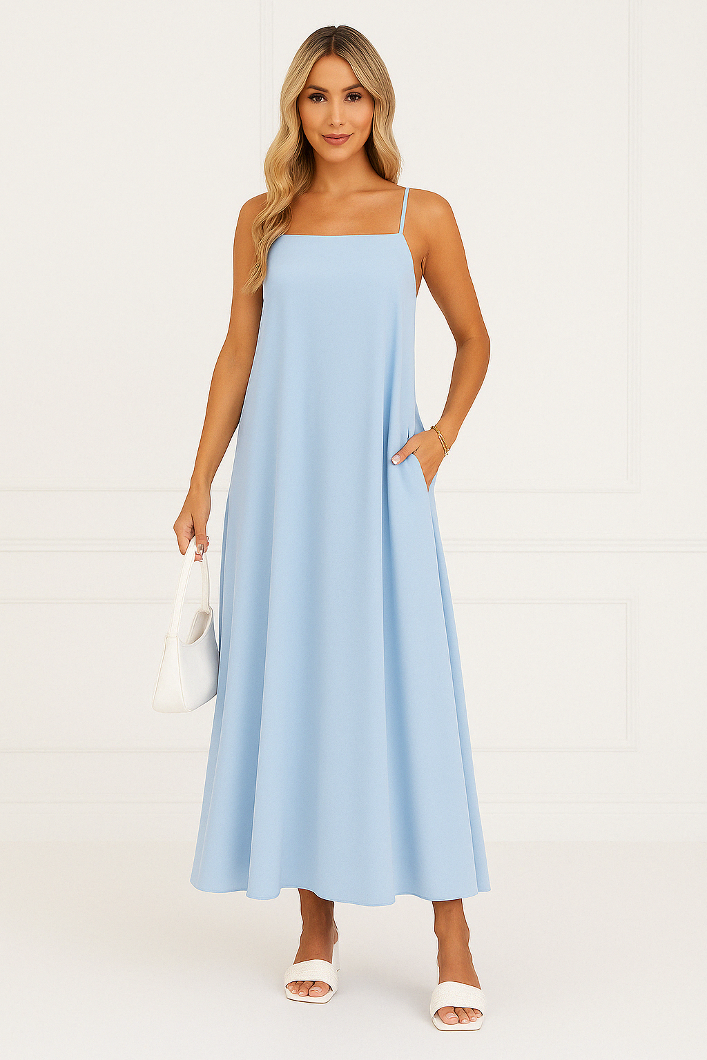 A-Line Midi Dress – Occasion Gown for Weddings & Events