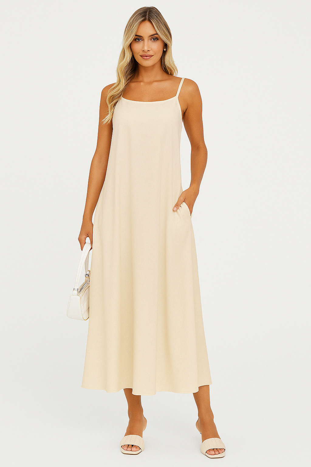 A-Line Midi Dress – Occasion Gown for Weddings & Events