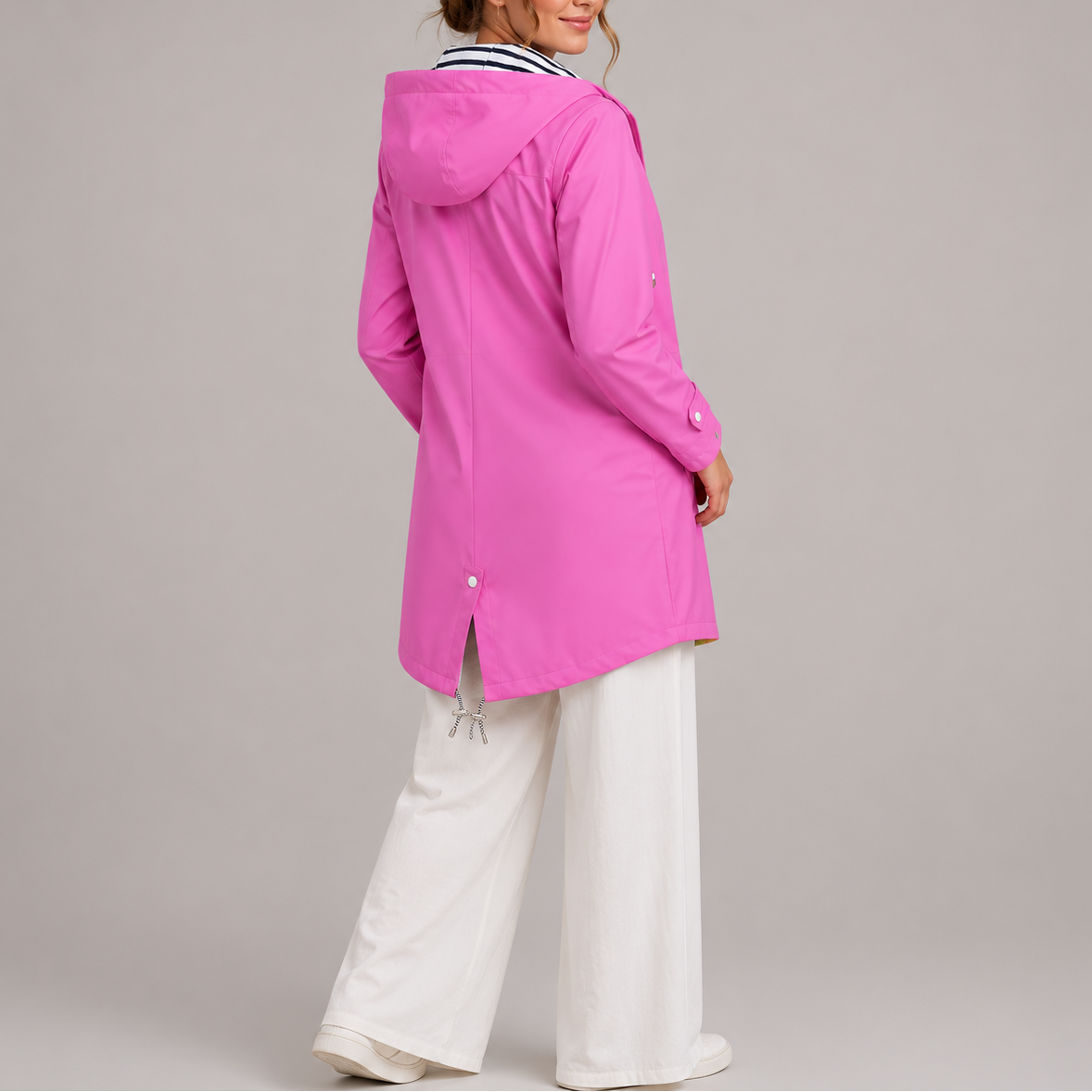Women's Waterproof Jacket – Stylish Outerwear for Rainy Days, Outdoor Adventures