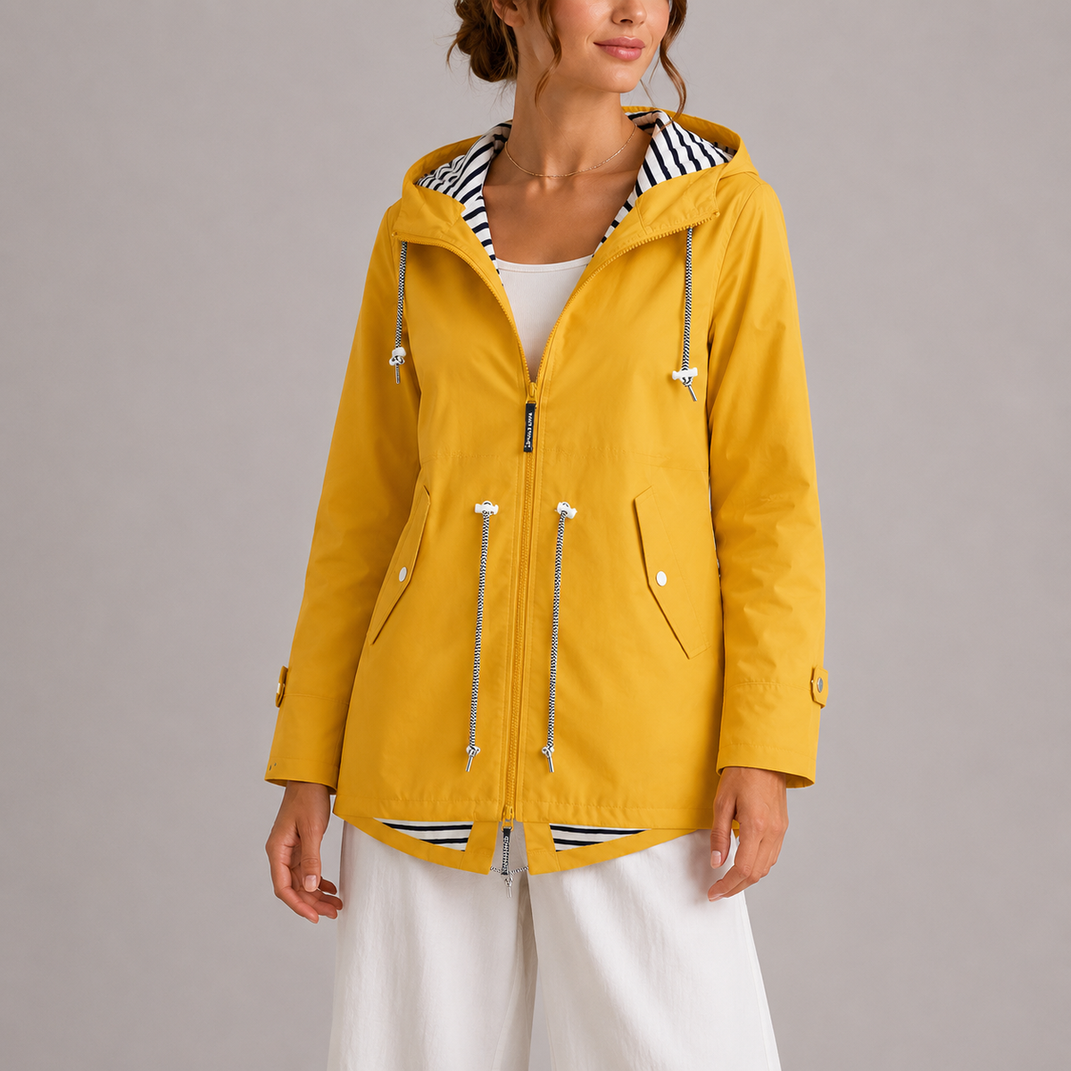 Women's Waterproof Jacket – Stylish Outerwear for Rainy Days, Outdoor Adventures