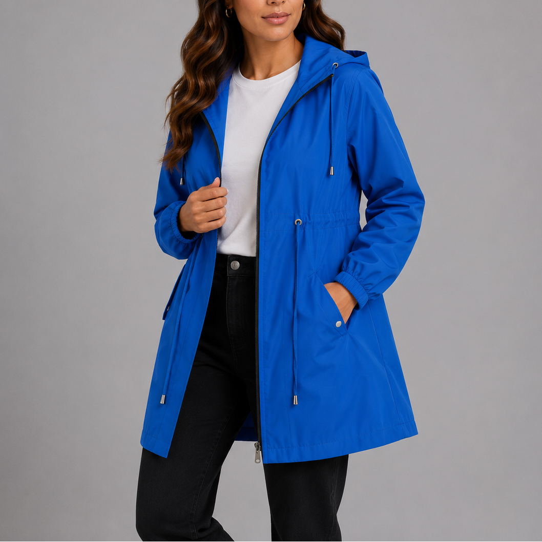 Women's Waterproof Lightweight Rain Coat with Hood – Outdoor, Travel