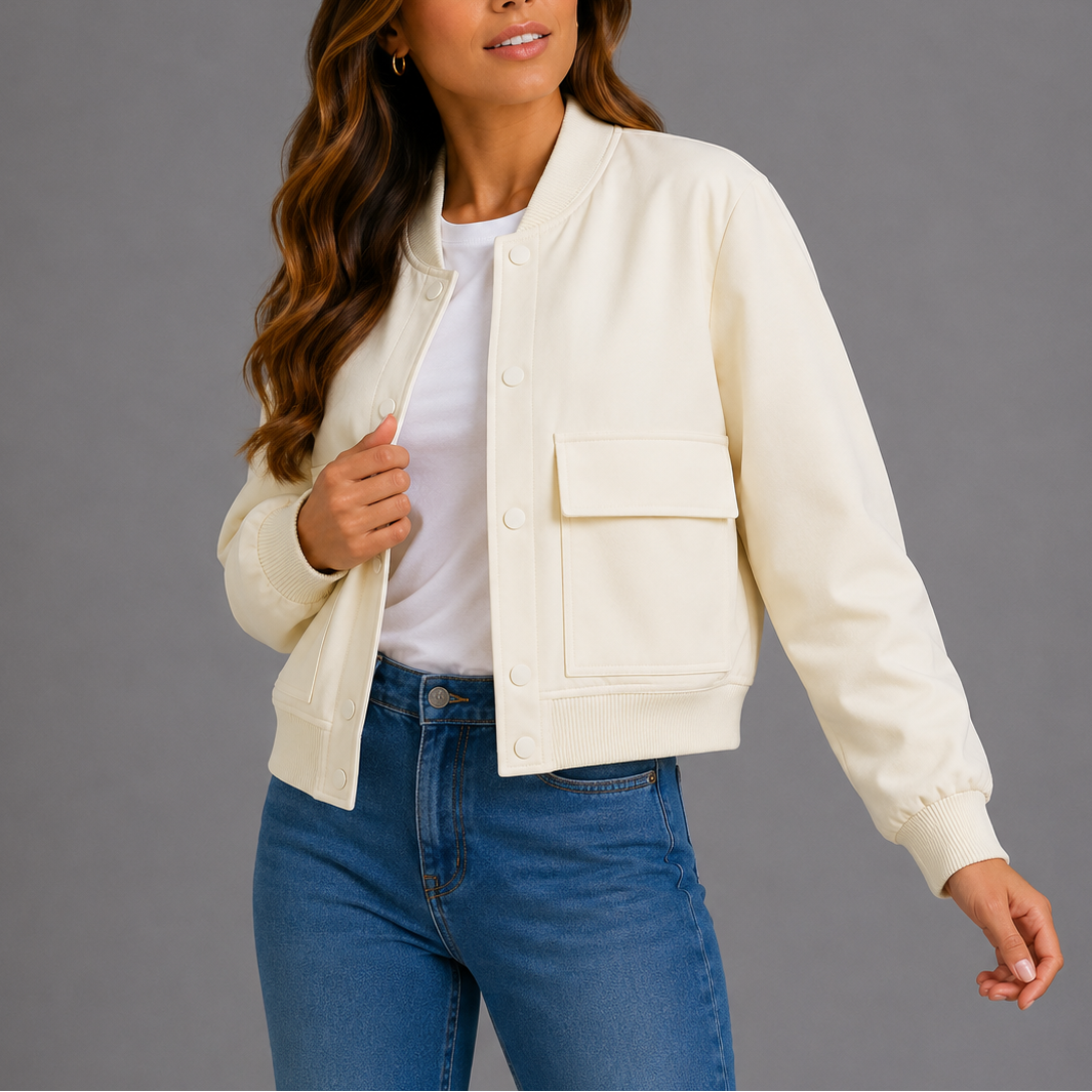 Casual Bomber Jacket Women – Lightweight, Everyday Style – Casual Wear, Layering