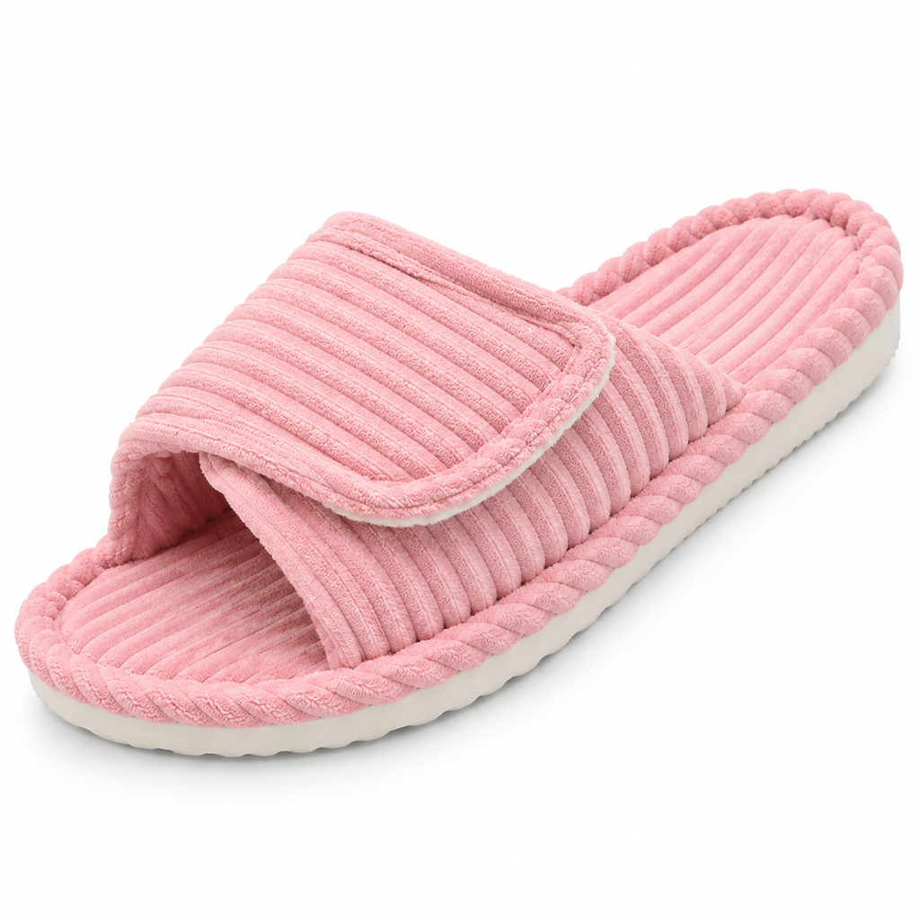 Women’s Corduroy Indoor Slippers – Orthopaedic Comfort, Home Relaxation