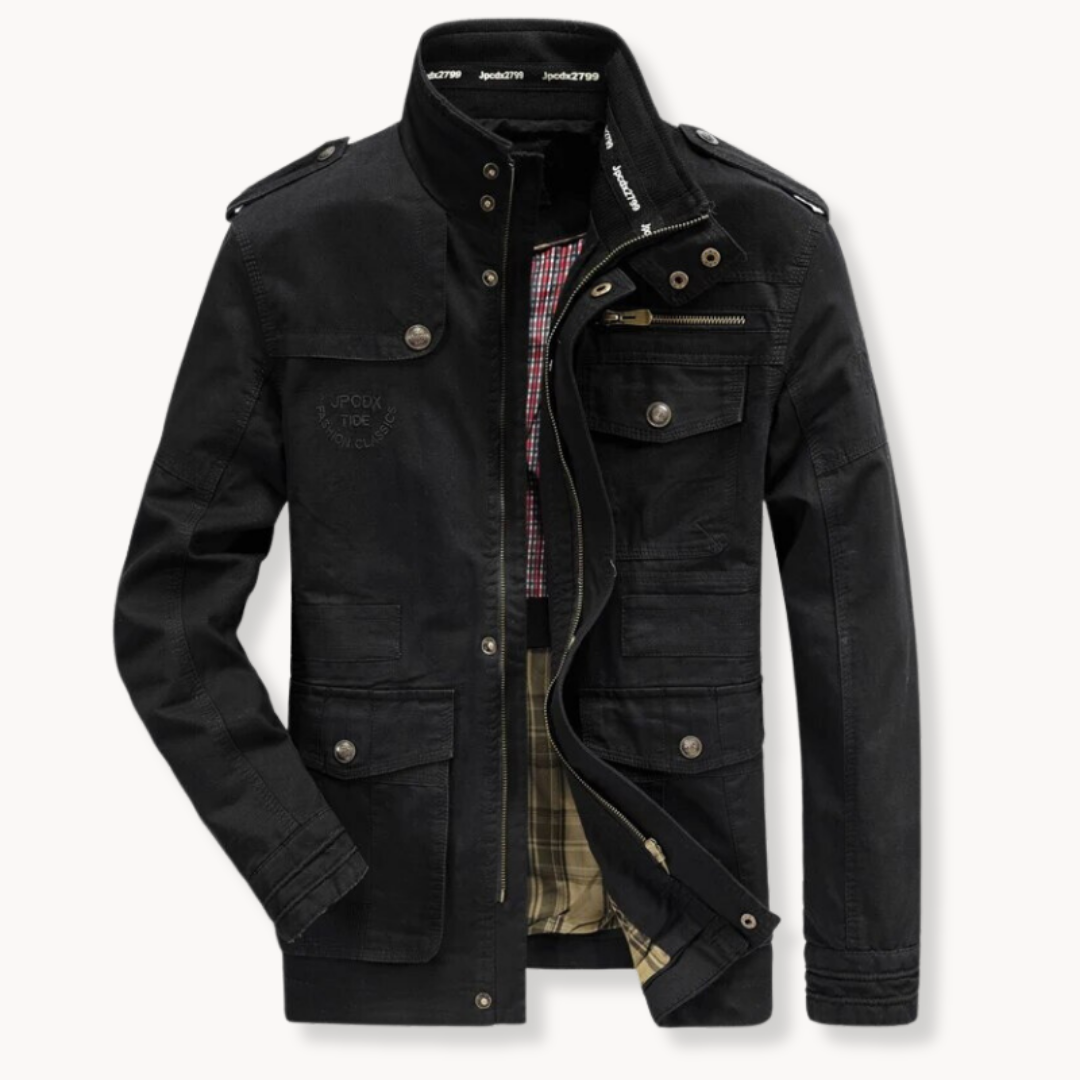 Rugged Explorer Cargo Jacket – Casual, Outdoor, Versatile Design