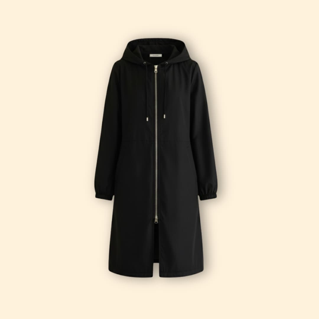 Gathered Hood Jacket – Casual Wear, Outdoor Activities