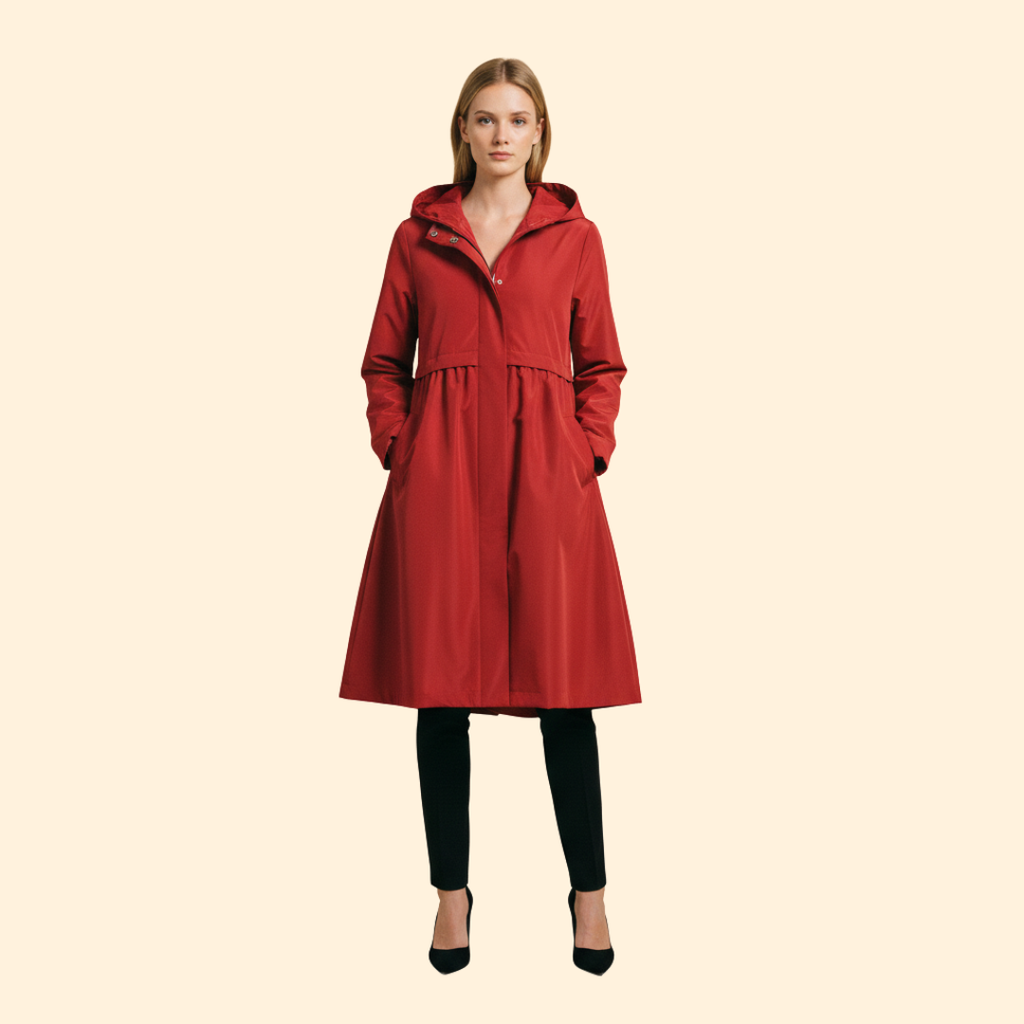 Gathered Hood Jacket – Casual Wear, Outdoor Activities