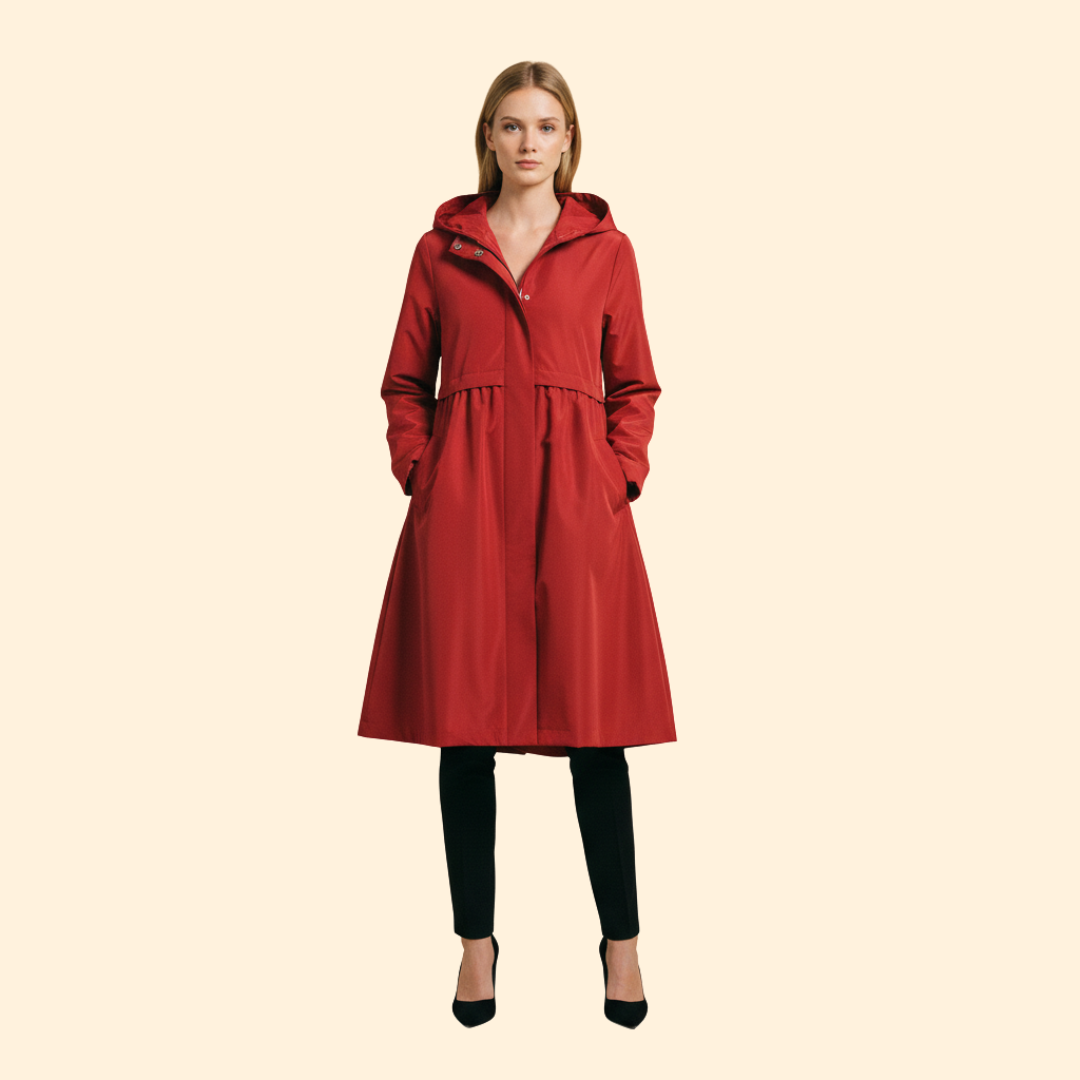 Gathered Hood Jacket – Casual Wear, Outdoor Activities