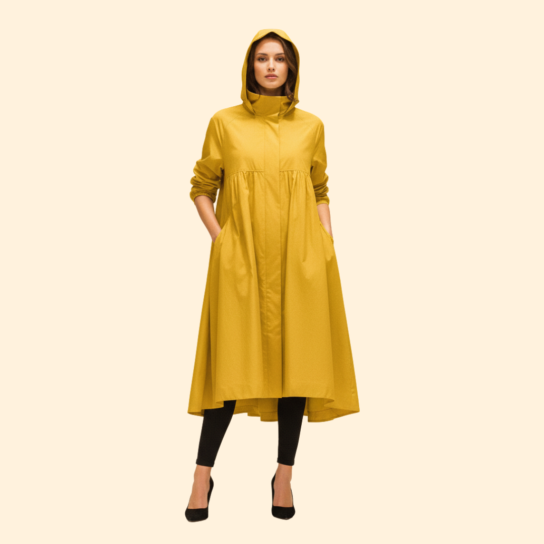 Gathered Hood Jacket – Casual Wear, Outdoor Activities
