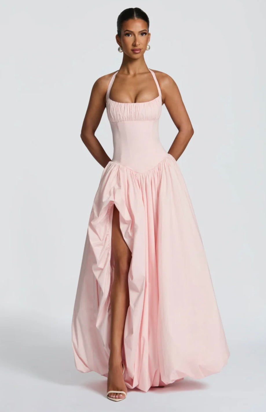 Halter Maxi Dress – Occasion Gown for Weddings & Events