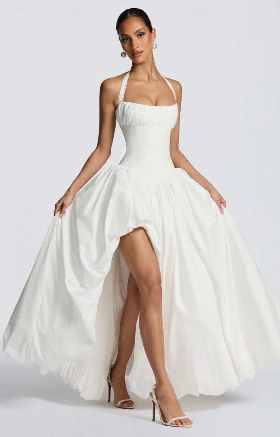 Halter Maxi Dress – Occasion Gown for Weddings & Events