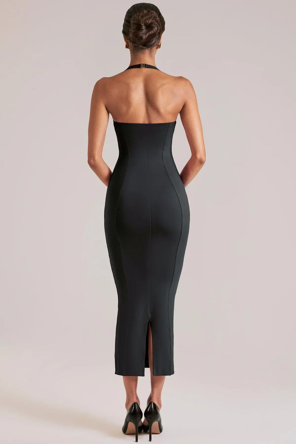 Halter Midi Dress – Occasion Gown for Weddings & Events