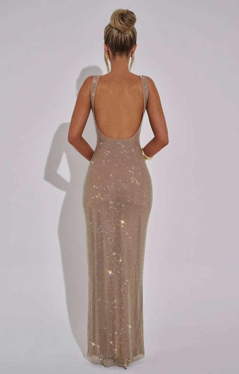 Square-Neck Maxi Dress – Square Neck, Occasion Gown for Weddings & Events