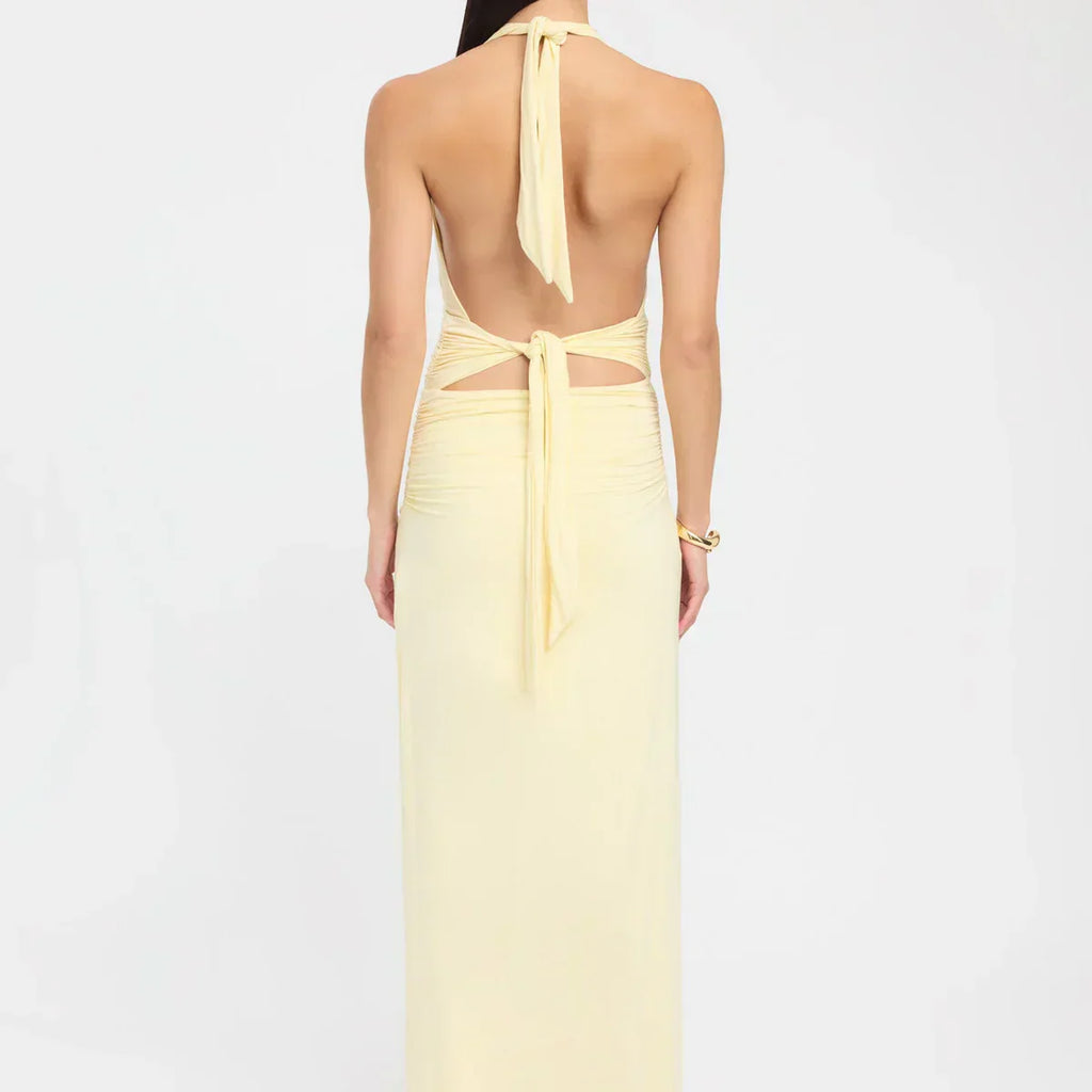 Ruched Maxi Dress – Occasion Gown for Weddings & Events