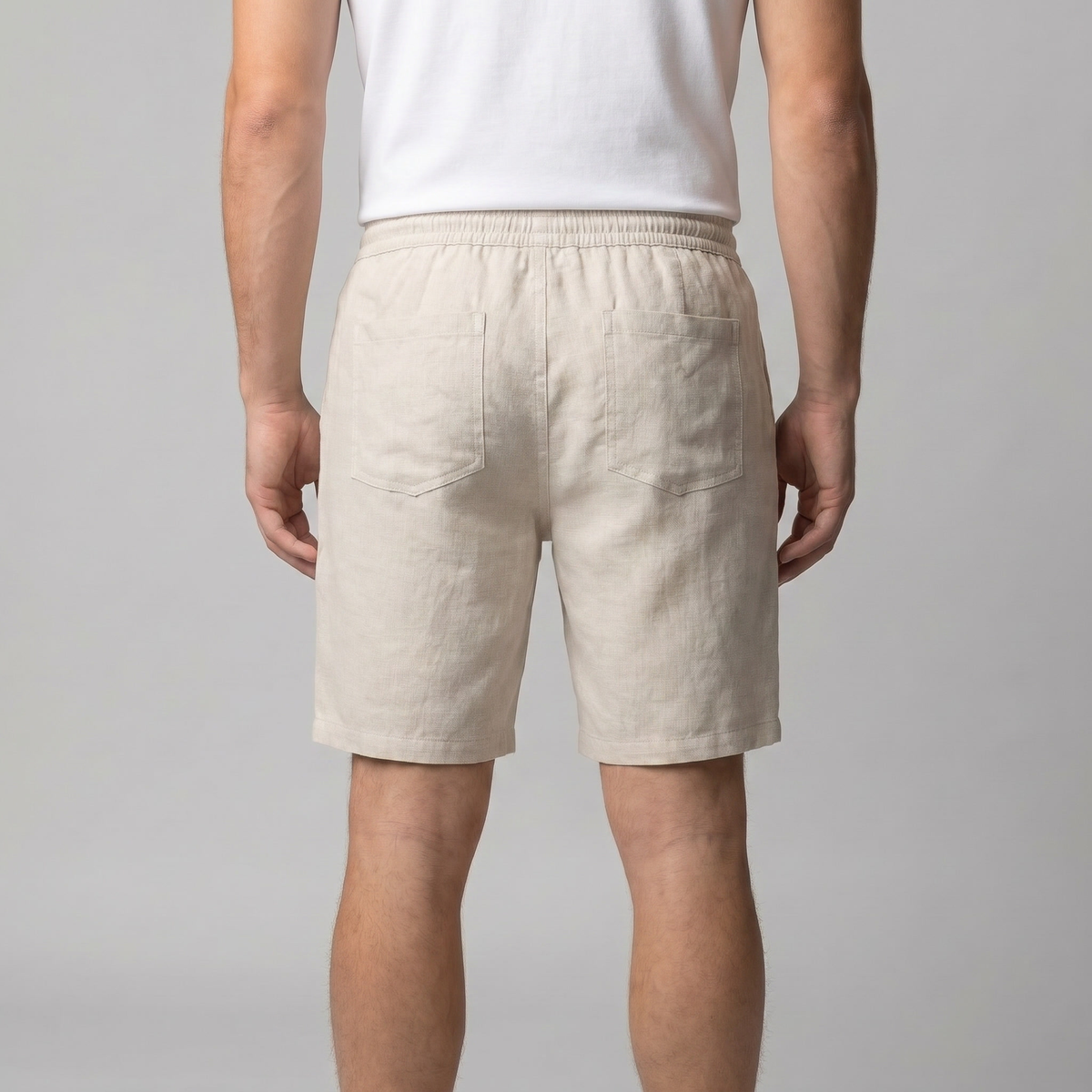 Linen Casual Shorts for Men - Lightweight Summer Wear for Everyday Comfort