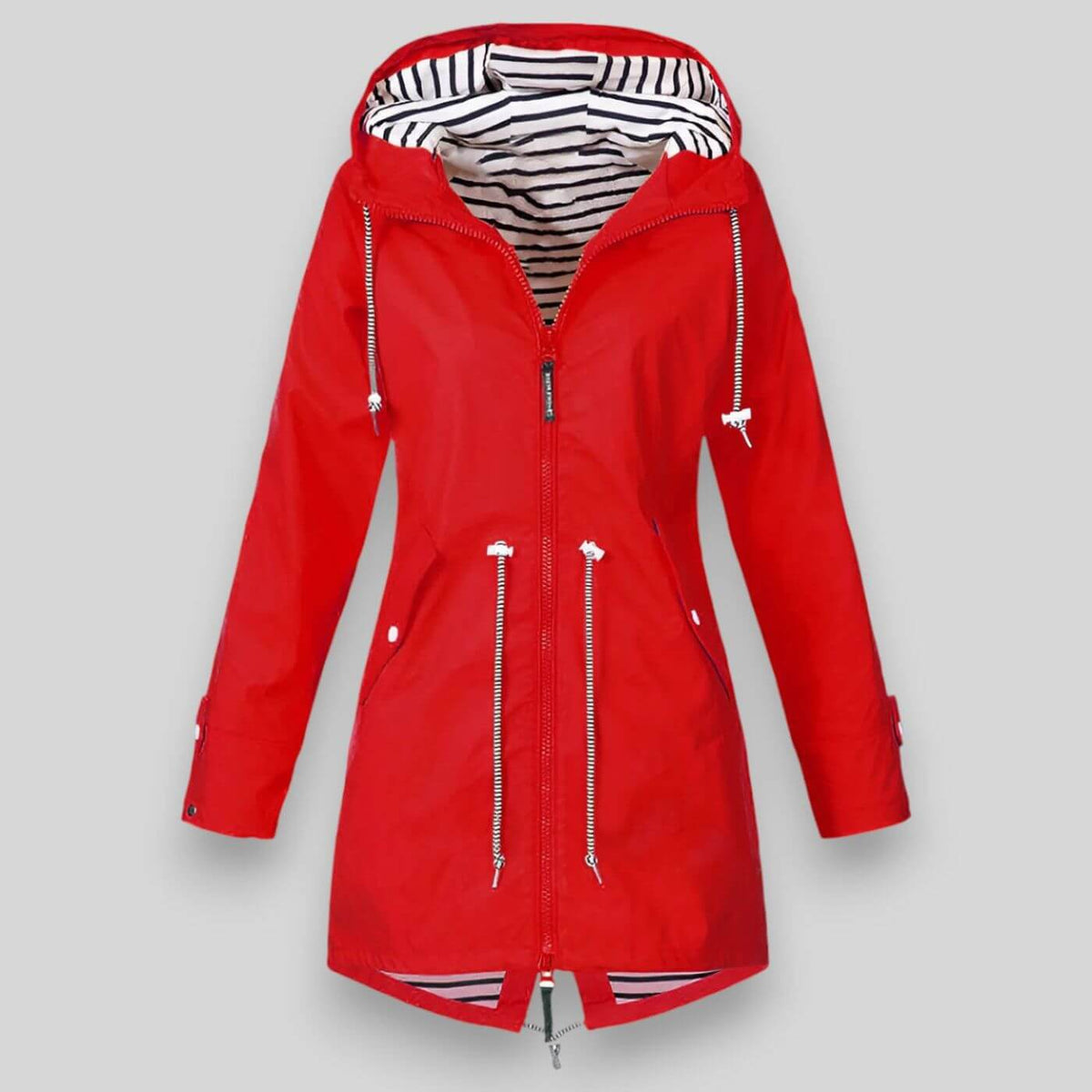 Waterproof Jacket with Hood – Casual Style, Outdoor Wear