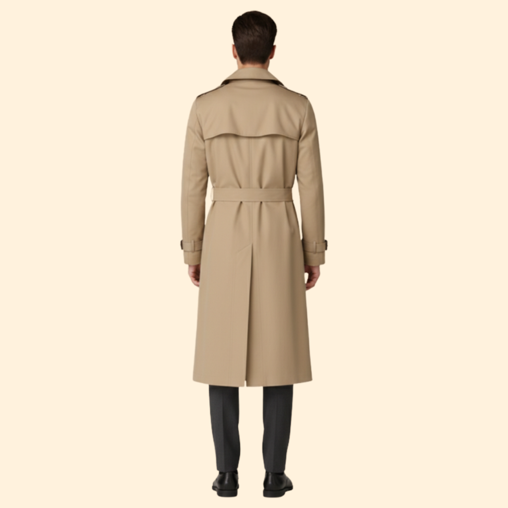 Men's Classic Trench Coat – Stylish Outerwear for Office, Casual Wear