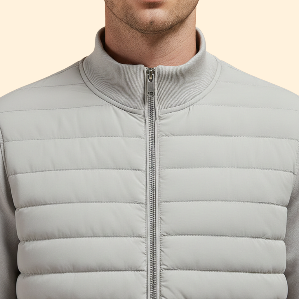 Men's Padded Bomber Jacket – Casual Wear, Stylish Layering