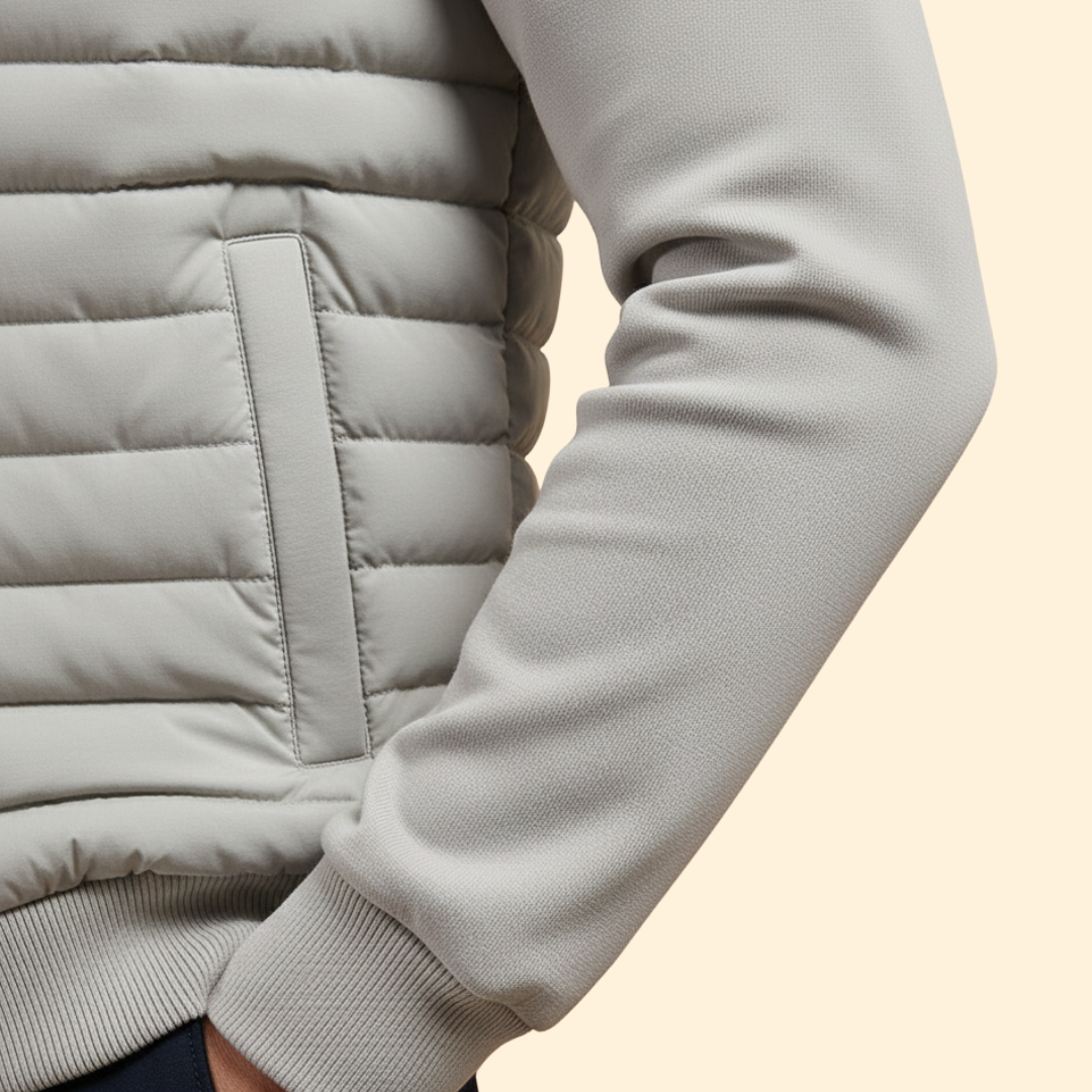 Men's Padded Bomber Jacket – Casual Wear, Stylish Layering