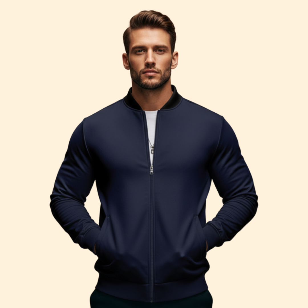Men’s Sport Bomber Jacket – Casual Wear, Outdoor Activities