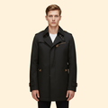 Men’s Windbreaker with Lapel Collar – Casual Wear, Outdoor Activities