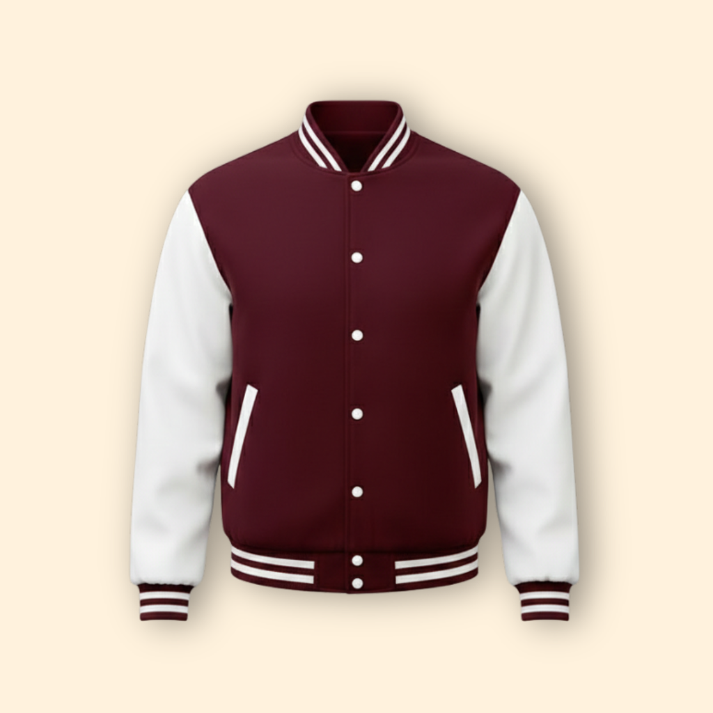 Men's Varsity Bomber Jacket – Casual Wear, Sports Outfits