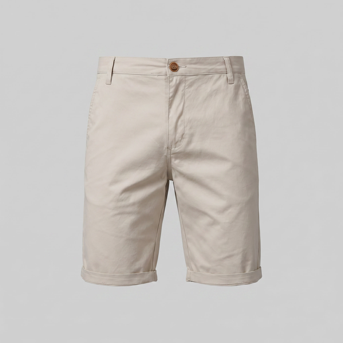 Men's Chino Shorts - Classic Fit, Cotton Fabric for Casual Wear
