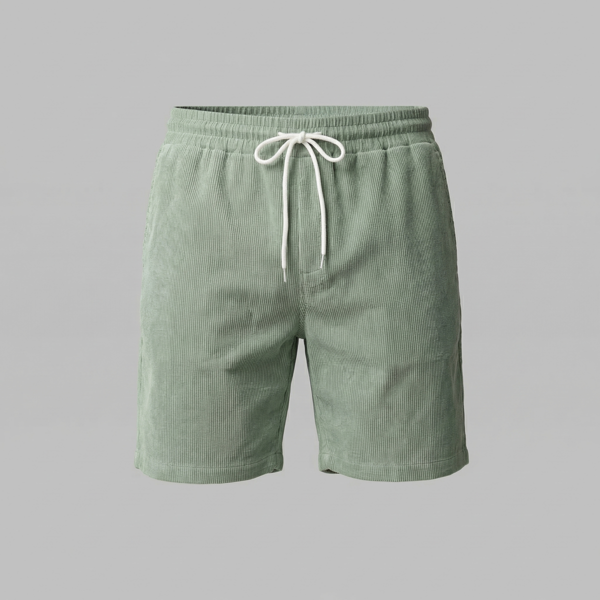 Men's Corduroy Shorts - Relaxed Fit, Casual Style for Summer Wear