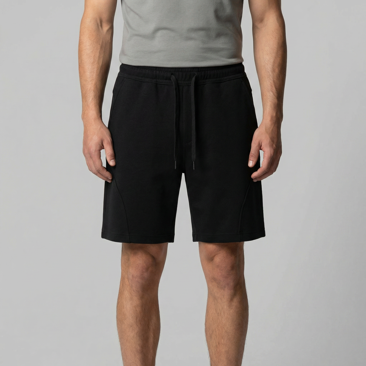 Men's Jogger Shorts - Relaxed Fit Cotton Blend for Casual Wear