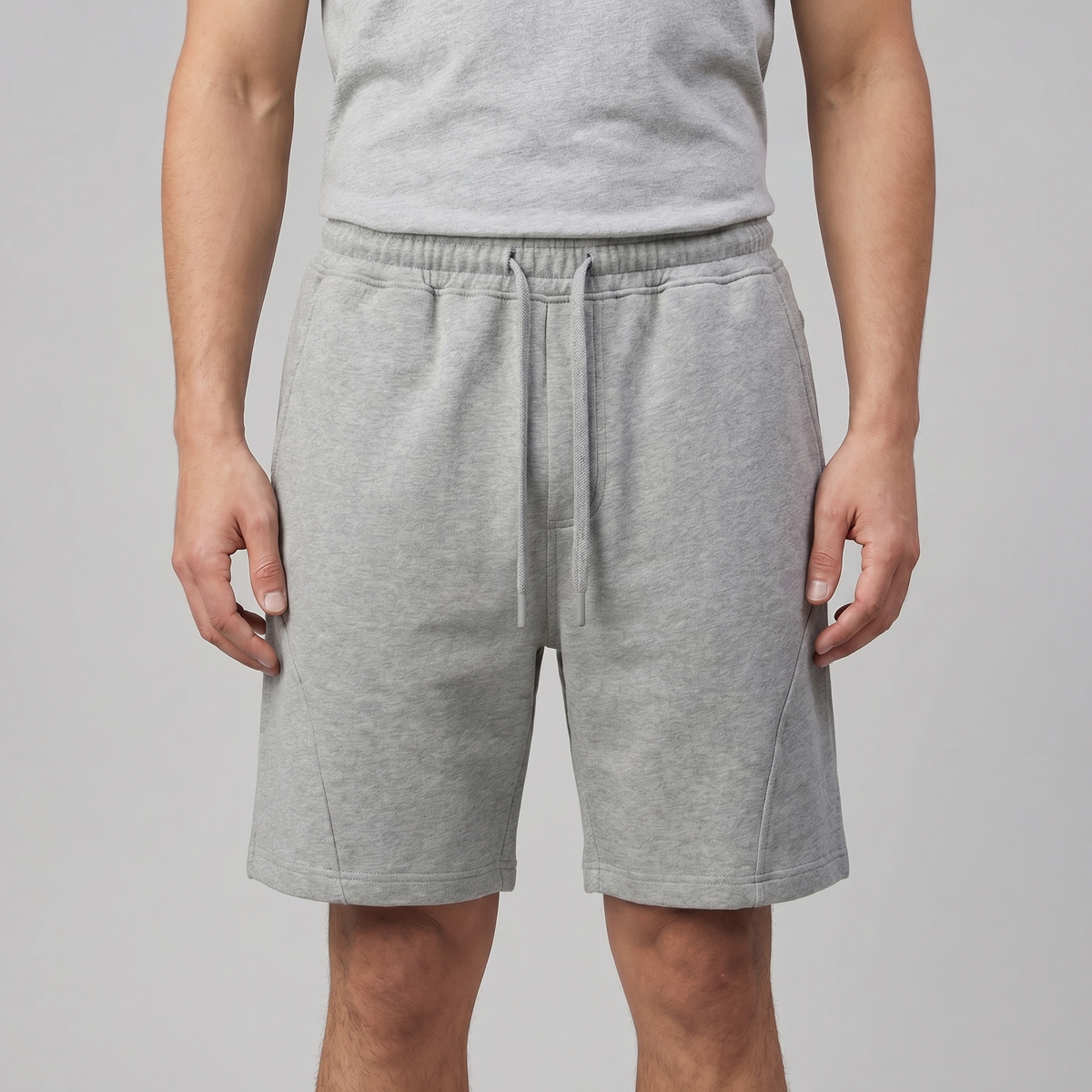 Men's Jogger Shorts - Relaxed Fit Cotton Blend for Casual Wear