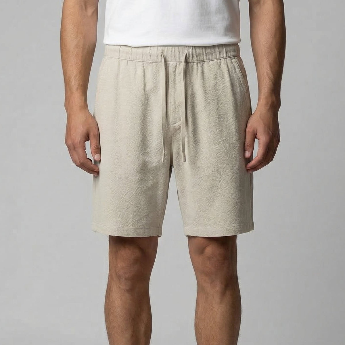 Men's Lightweight Cotton Summer Shorts for Casual Wear and Outdoor Activities